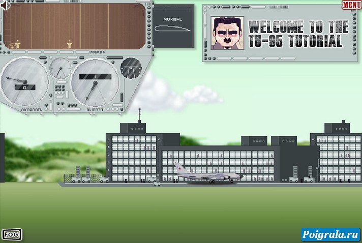 Скриншот игры Симулятор самолета Ту-95 Картинка к игре Симулятор самолета Ту-95